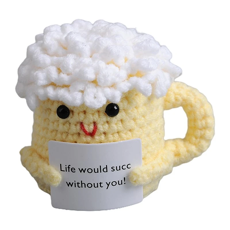 Crocheted Beer Mug Plush
