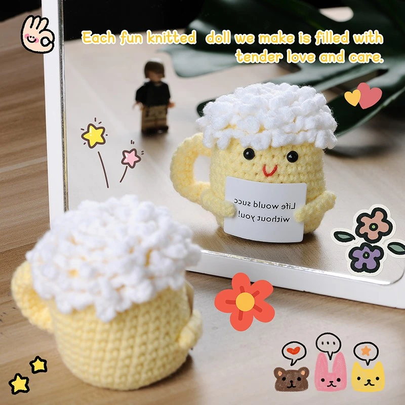 Crocheted Beer Mug Plush suppliers